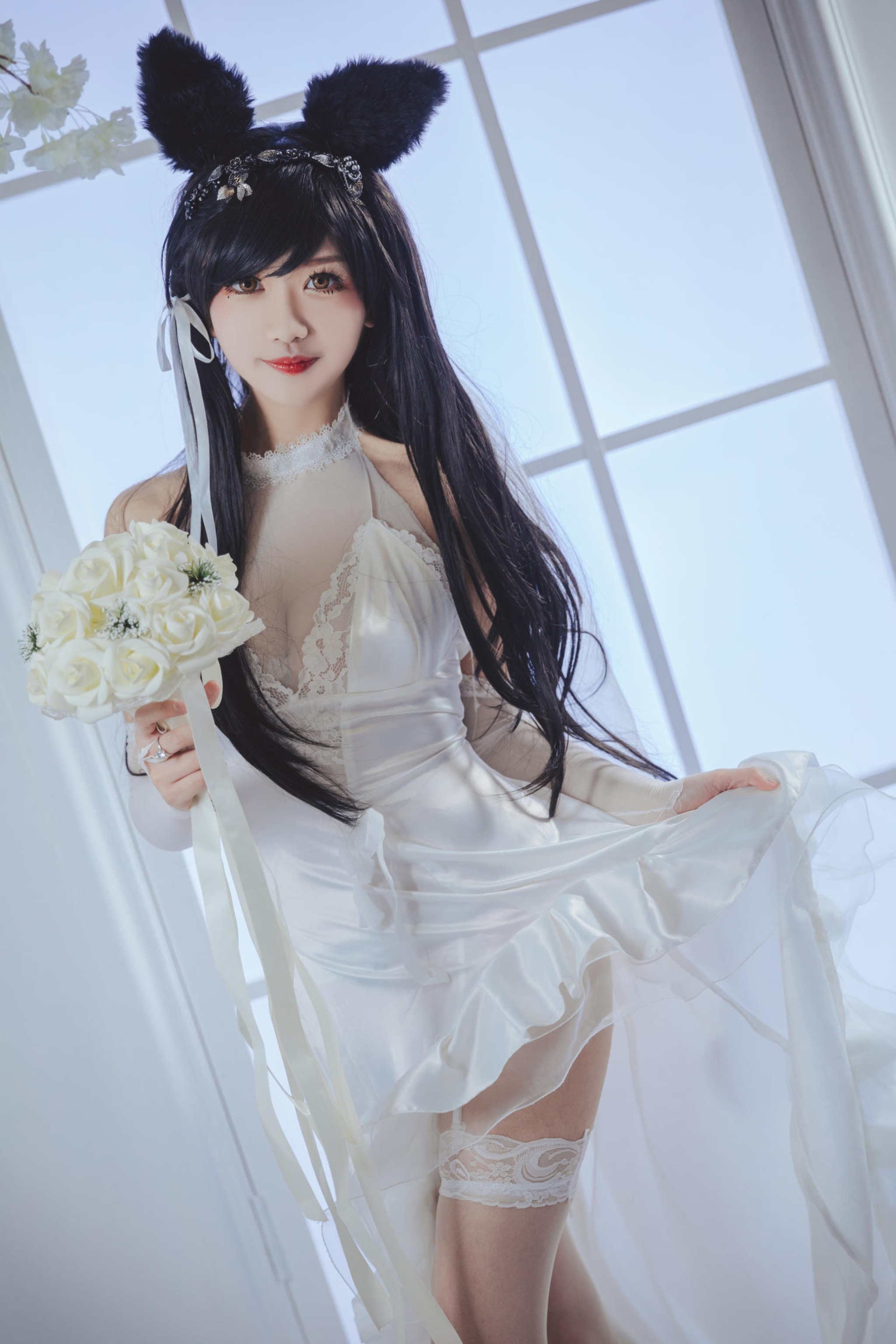 源纱希喵喵喵 – NO.035 爱宕花嫁 [26P]-XikXak